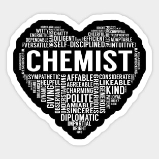 Chemist Heart Sticker